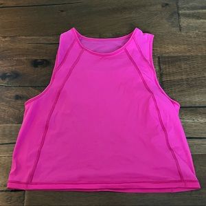 SONIC PINK LULULEMON MUSCLE TANK
